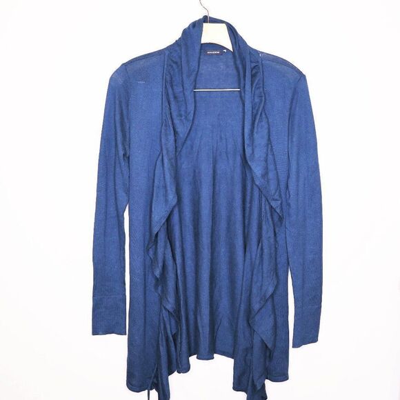 Magaschoni Silk/Cashmere Waterfall Sweater Sz 4 - Picture 2 of 7